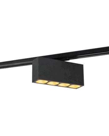 Elegant Pirro Skinnespot i Sort Guld – 3000K Belysning