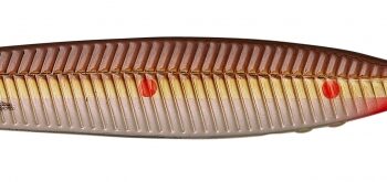 Seeker Sænkende Blink - Brun med Røde Dots til Fiskeri