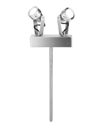 Elegant Sort UFO T1032 Udendørs Spotlys til Haven