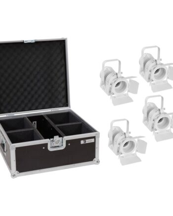 Eurolite 4x LED Teater Spots med Kasse - Fantastisk Tilbud!