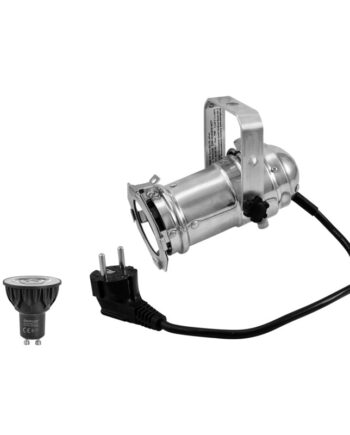 Crom Par Spot Gu10 230 Volt Watt Dim2warm Led Pære - Eurolite 651012526  - 4026397361582