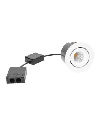 Hvid D12 Led Downlight Spot 3000k Dæmpbar Ra97 - 651012526