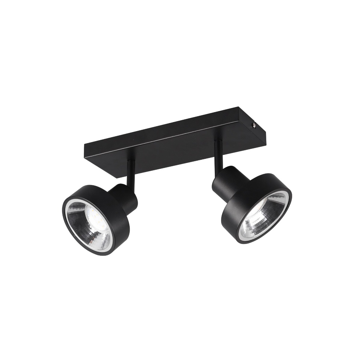 Sort Leon Dobbel Spot 800700232 2xgu10 Max35w - 651012526 - 4017807469226