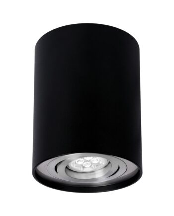 Chloe Gu10 Ip20 Rund Sort Sølv Justerbar Spot Uden Lyskilde - Spectrum 651012526  - 5902650512931