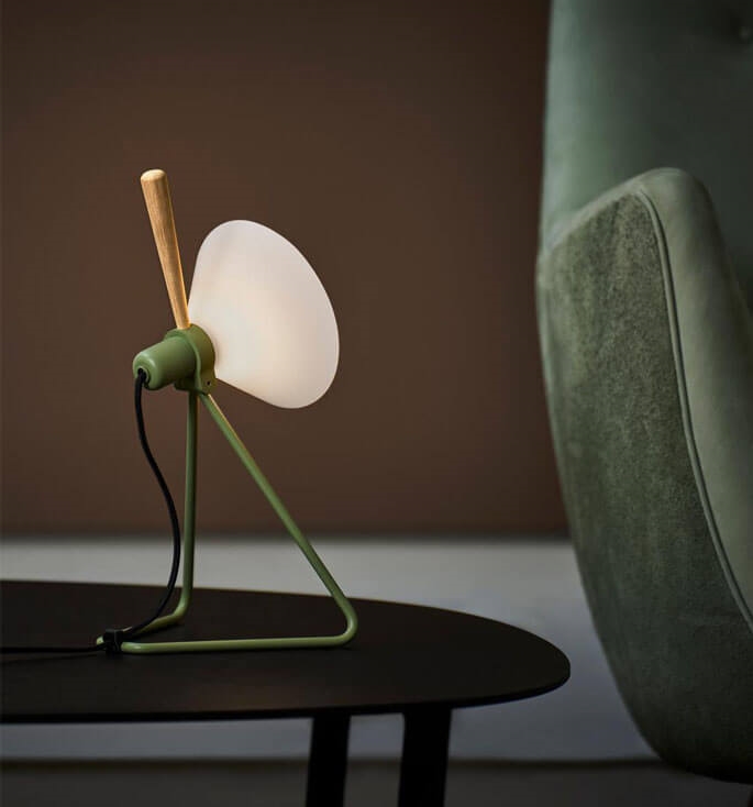 Grøn Spot Bordlampe Væglampe Oliven Lys - Le Klint 651012526