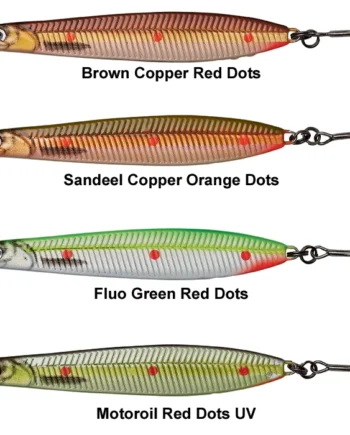 Savage 12g Gear Seeker Isp Kystblink Sandeel Hot Spot Copper Orange Dots - Savage Gear 651012526  - 5706301723604