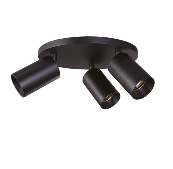 Sort Spoton Circle3 Loftlampe Spot - Antidark 651012526 - 5706872024889