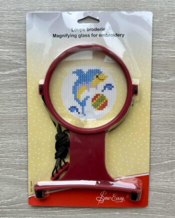 Sew Easy Håndfri Lup Forstørrelse 25x Spot Vinrød - 651012526