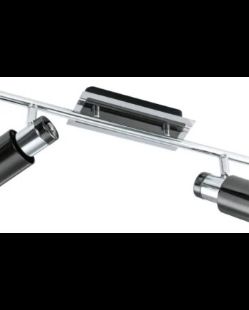 Eglo Davida Spot Krom Sortkrom Spotlampe 30833 - Eglo 651012526  - 9002759308339