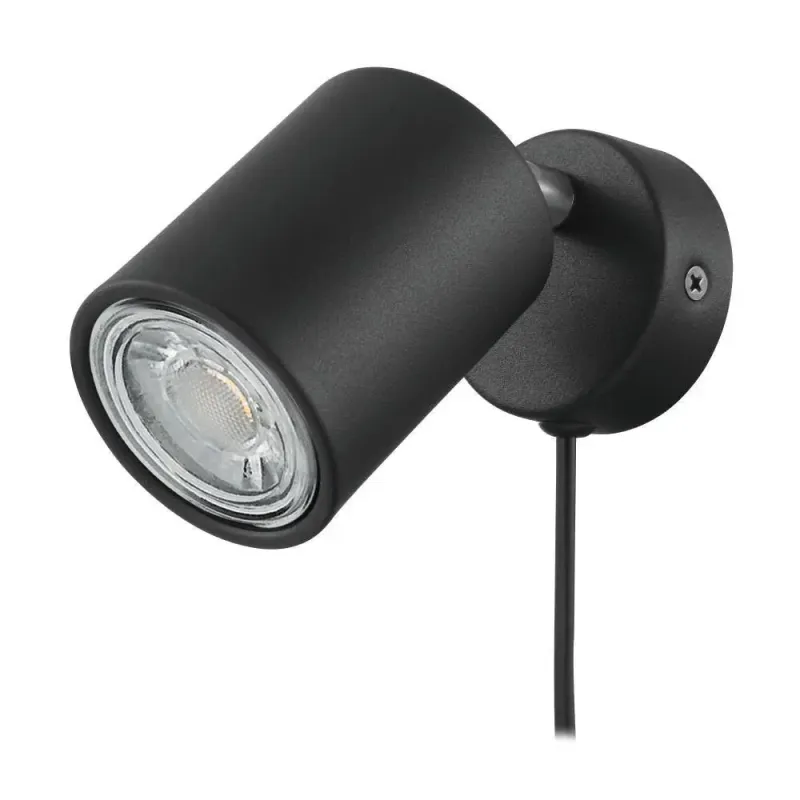 Sort Eglo Portella Spot Gu10 250lm Spotlampe 33672 - Eglo 651012526