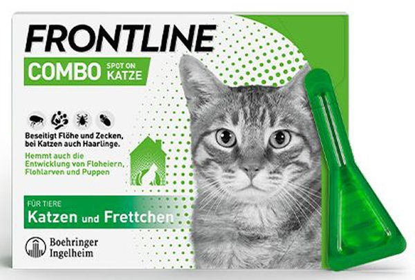 Frontline Combo Spot Katze Mod Lopper Flåter Pipetten 5ml - 651012526  - 4064951001338
