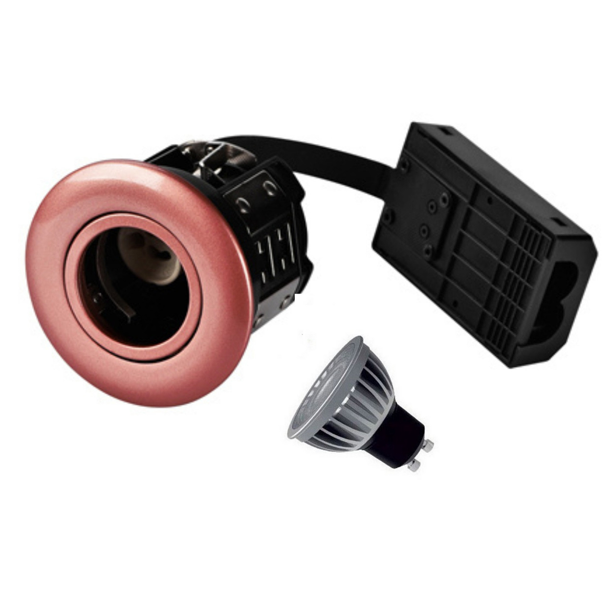 Indbygningsspot Gu10 Mat Kobber 10146 - Sunflux 651012526 - 5710777034669