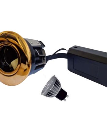 Indbygningsspot Gu10 Blank Messing 10146 - Sunflux 651012526  - 5710777034812