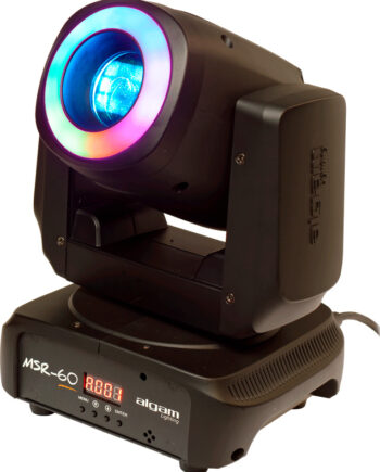 Algam Lighting Msr60 Led Spot Movinghead 60w Med Led Ring 12x0 - Algam Lighting 651012526  - 3700166372665