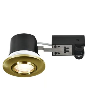 Nordlux Umberto Indbygningsspot Messing - Nordlux 651012526  - 5704924017841
